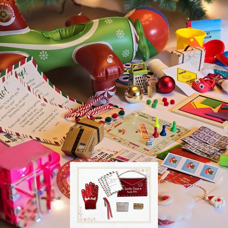 Elf Kit 2024 Christmas Activities 24 Day Antics Props Ideas Magical Set + Elf Magic Essential Bundle Adventure