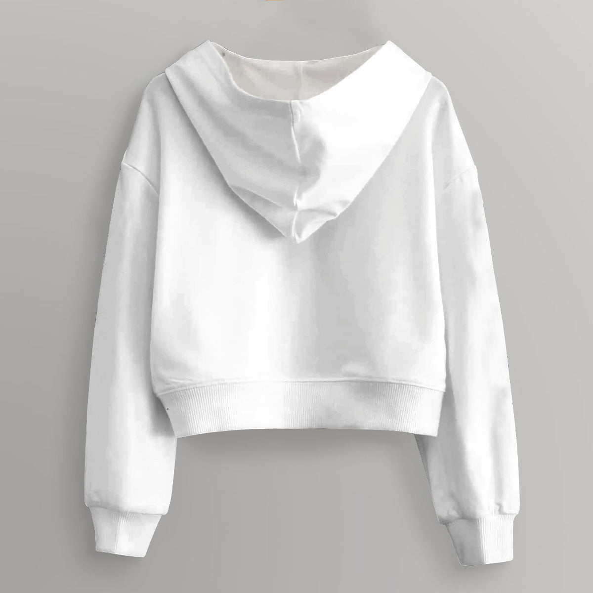 AOP Lady'S Cropped Hoodie