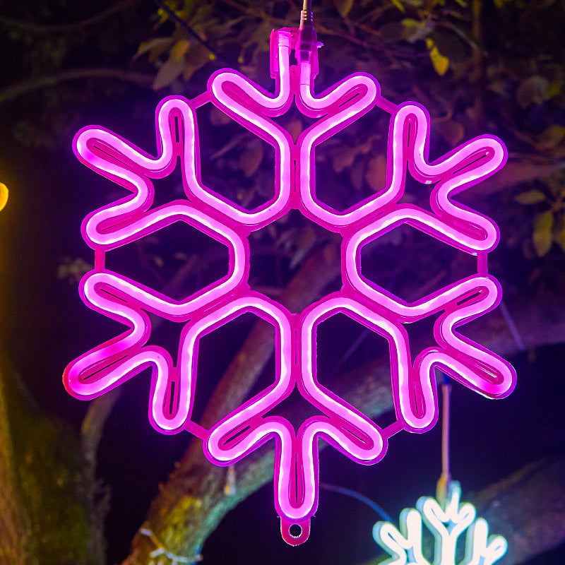 New Christmas Fashion LED Snowflake Light Waterproof Christmas Decoration