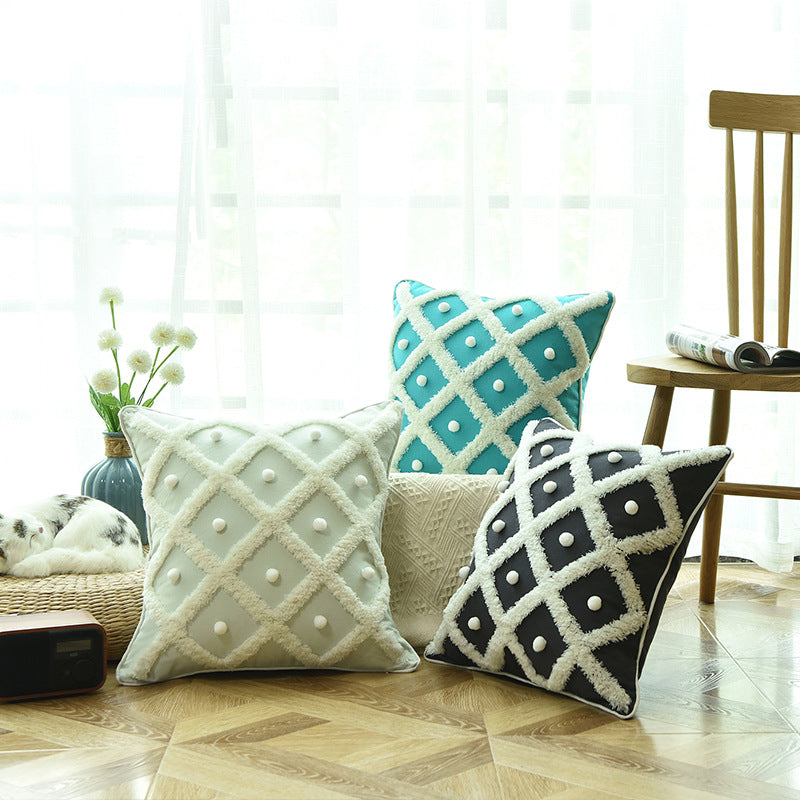 creative home ball pillow tufted moroccan pillow elegant cushion affor