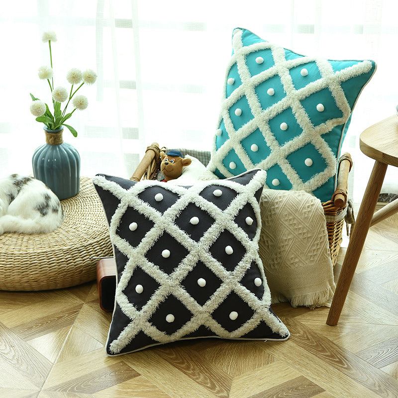 creative home ball pillow tufted moroccan pillow elegant cushion affor