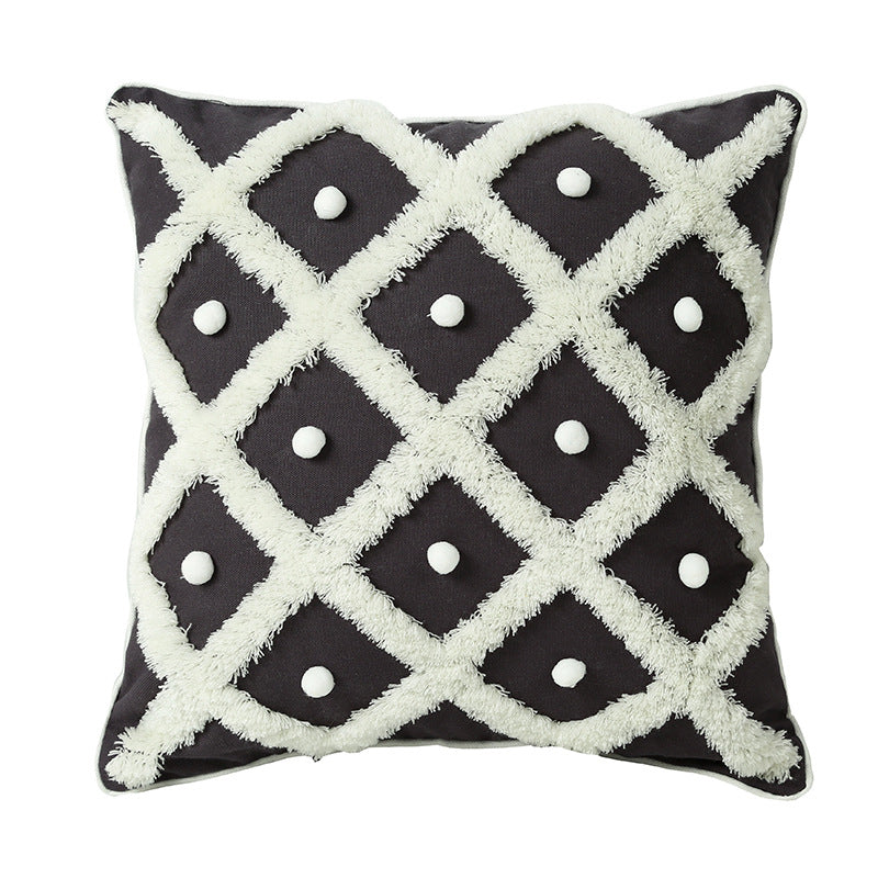 creative home ball pillow tufted moroccan pillow elegant cushion affor