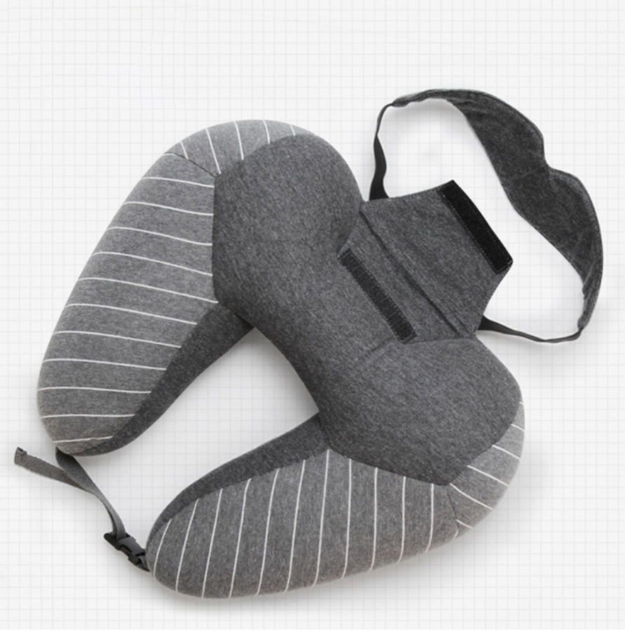 Travel pillow foam particle pillow