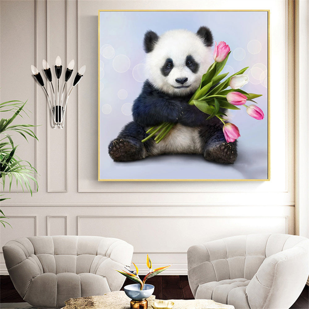 Diamond Painting Panda Full Square Round