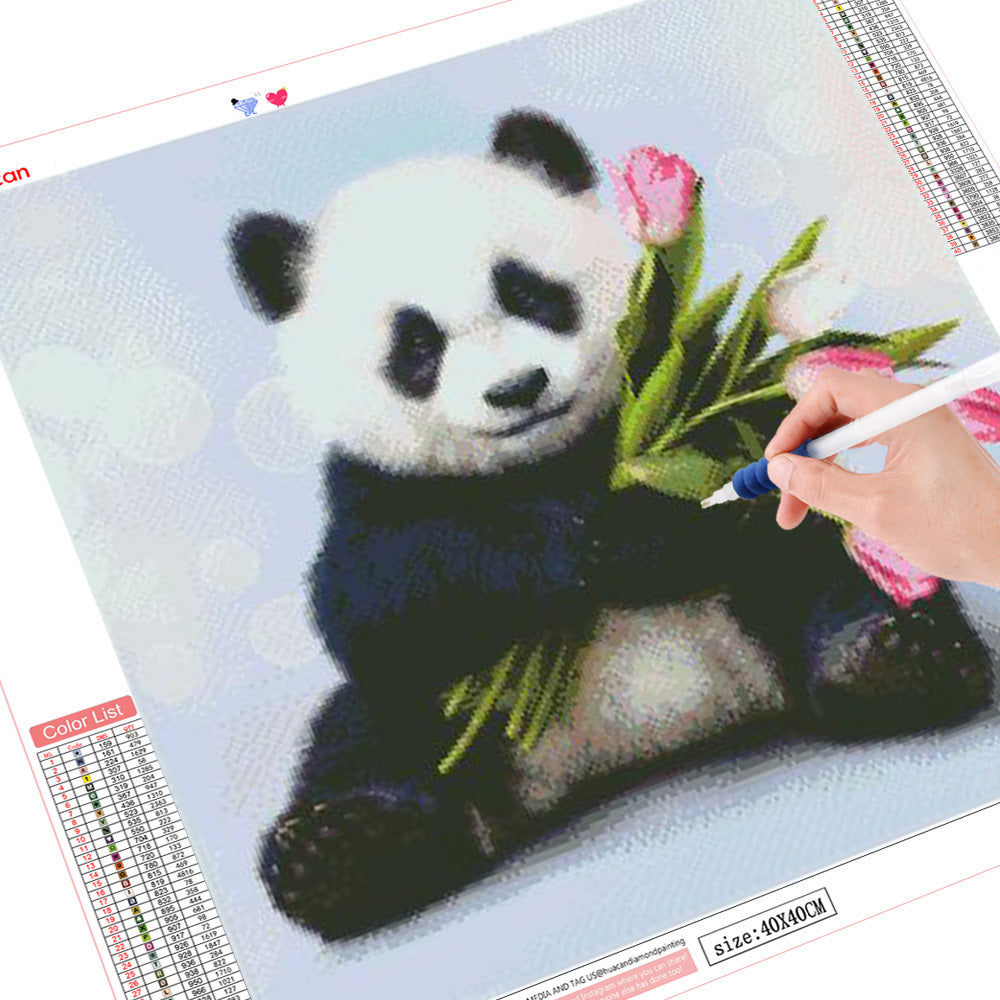 Diamond Painting Panda Full Square Round