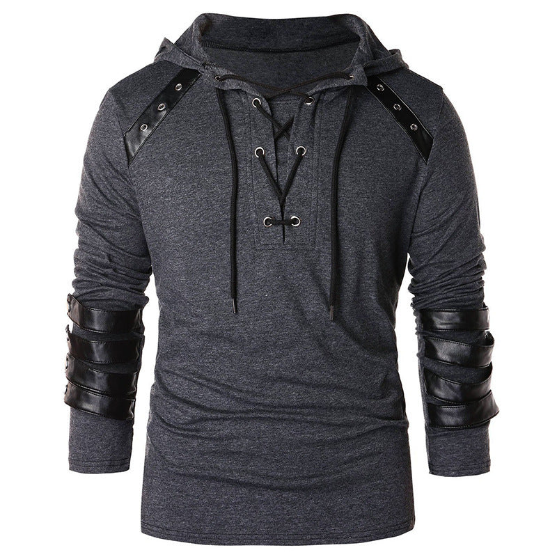 Hooded Long Sleeve T-Shirt Fashion T-Shirt  make the appropriate 